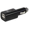 HQ Universal Φορτιστής Αυτοκινήτου με Δύο Θύρες USB 5V 500mAh P.SUP.USB 201